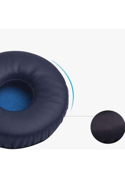 Kulak Pedleri Değiştirilebilir Kulaklık Aksesuarları WH-XB700 Bluetooth Kulaklık Kolu 75MM Kol Koyu Mavi Için Uygun (Yurt Dışından)
