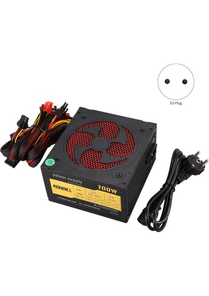 Fanlı 500W Sessiz Atx 12V 4/8-Pin Pc Güç Kaynağı Ileri Teknoloji Bilgisayar Yapılandırma Pc'si Için Modüler Slı Aydınlatmalı Fan (Yurt Dışından)