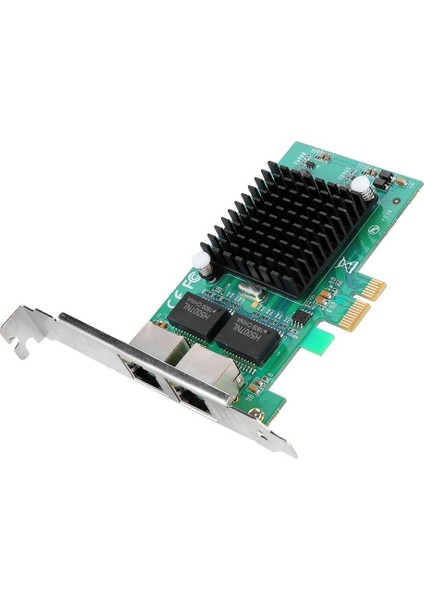 82575 Pci-E X1 2 Bağlantı Noktalı Gigabit Ethernet Sunucu Adaptörü Ağ Kartı Pc Için (Yurt Dışından)