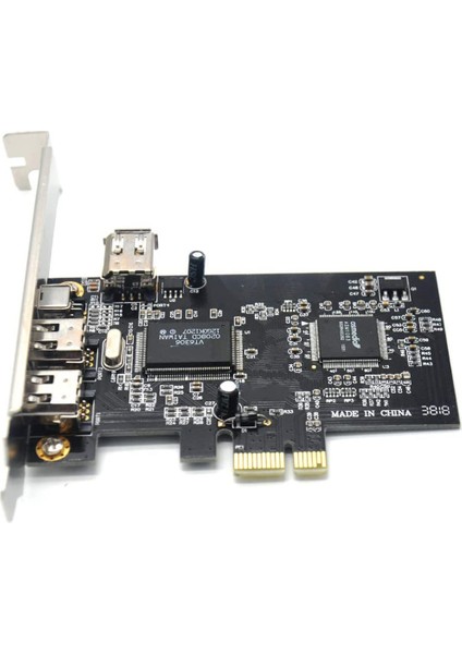 Pcıe 3 Bağlantı Noktalı 1394A Firewire Genişletme Kartı, Pcı Express 1x - Masaüstü Bilgisayar Için Ieee 1394 Adaptör Denetleyicisi, Dv Bağlantısı (Yurt Dışından)