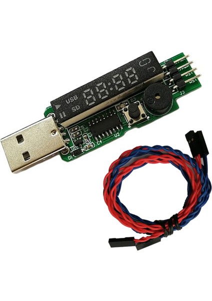 USB Watchdog USB Adaptörü Watchdog Kartı Btc Madenci Için Bağlantı Kablosu ile LED Ekran Otomatik Döngü Çalışması (Yurt Dışından)