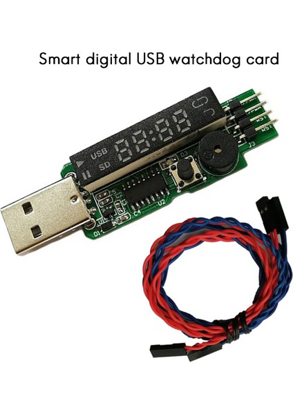 USB Watchdog USB Adaptörü Watchdog Kartı Btc Madenci Için Bağlantı Kablosu ile LED Ekran Otomatik Döngü Çalışması (Yurt Dışından) indirimleri