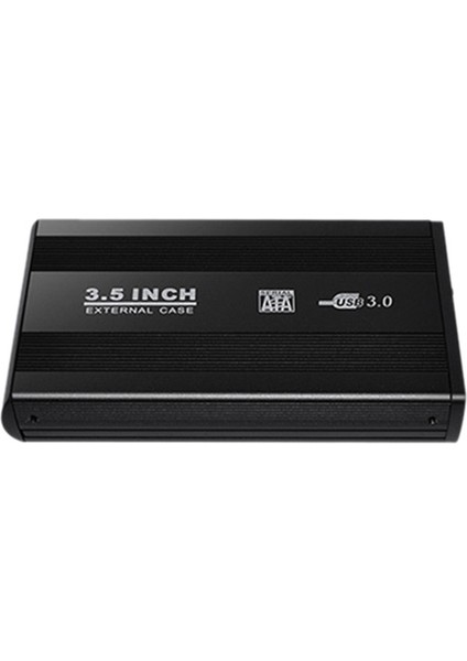3,5 Inç USB 3.0 Sata Harici HDD Disk Sabit Disk Muhafaza Kasa Kapağı Harici Saklama Kutusu (Ab Tak USB 3.0) (Yurt Dışından)