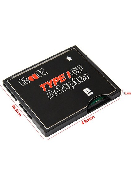 Hafıza Kartı Adaptörü Tek Bağlantı Noktalı Sdhc Sdxc Tf Kamera Tip I Kart Dönüştürücü Için Kart Adaptörüne (Yurt Dışından)