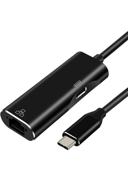 USB C - Ethernet Adaptörü RJ45 Gigabit Ethernet Lan Ağ Adaptörü Pro Için 1000 Mbps Ağ Hub'ı (Yurt Dışından)
