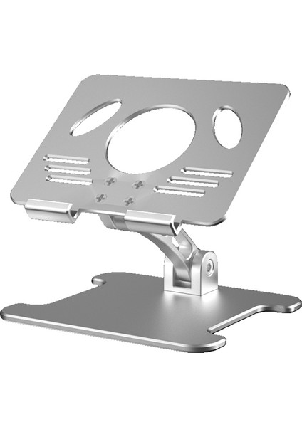 Çift Eksen Tasarımlı Masaüstü Tablet Bilgisayar Standı, Yükseklik/açı Ayarlı, Tablet Bilgisayar Çizim Standı (Gümüş) (Yurt Dışından)