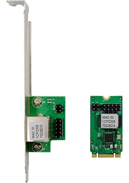 Mini Pcı-Express Gigabit Ethernet Adaptörü Tek Bağlantı Noktalı RJ45 Bağlantı Noktası 10/100/1000 RTL8111F Yonga Seti Ağ Lan Denetleyicisi (Yurt Dışından)