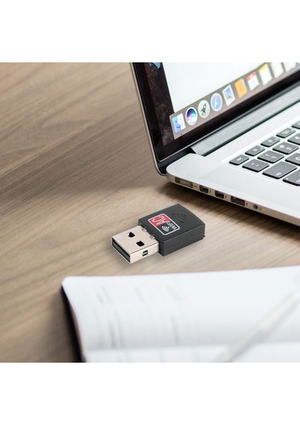 USB Wifi Adaptörü 600 Mbps Kablosuz Ağ Kartı Ethernet Antena Wifi Alıcısı USB Lan Ac Dual Band 2.4g 5 Ghz Pc Wi-Fi Dongle (Yurt Dışından)