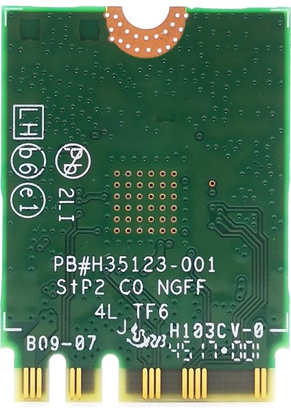Çift Bant Için 7260 7260NGW Kablosuz-Ac Ngff 2x2 802.11AC 867 Mbps Wifi + Bluetooth Bt 4.0 Kablosuz Wlan M.2 Kartı (Yurt Dışından)