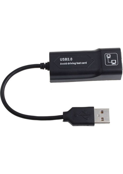 Harici Ağ Kartı Adaptörü Sürücü Ücretsiz USB 2.0 RJ45 10/100 Mbps Ethernet Lan Dönüştürücü Pc Tablet Dizüstü Bilgisayar Için (Yurt Dışından)