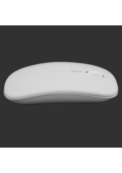 Şarj Edilebilir Bluetooth Kablosuz 4.0 + 2.4g Çift Modlu 2 In 1 Şarjlı Fare 1600 Dpi Ultra-Ince Ergonomik Taşınabilir Optik Fare Beyaz Için (Yurt Dışından) fırsatları