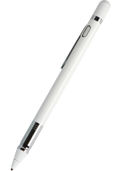 Kapasitif Stylus Basın Kalem Ekran Kalemi Taşınabilir Yüksek .45MM Aktif Tablet Kalemi Şık Boyama Şarj Edilebilir Kalem Için Pro Mini Için K-832 Beyaz (Yurt Dışından)