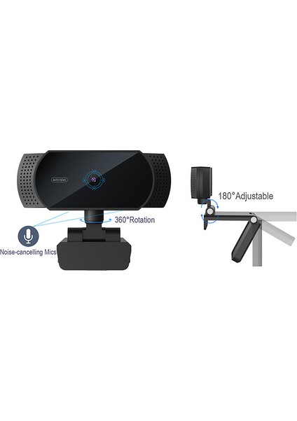 R70 Bilgisayar Kamerası, Canlı Öğretim Için Mikrofonlu 1080P Hd Ev Ofis USB Web Kamerası Otomatik Odaklama Sürücüsüz Kamera (Yurt Dışından) modelleri