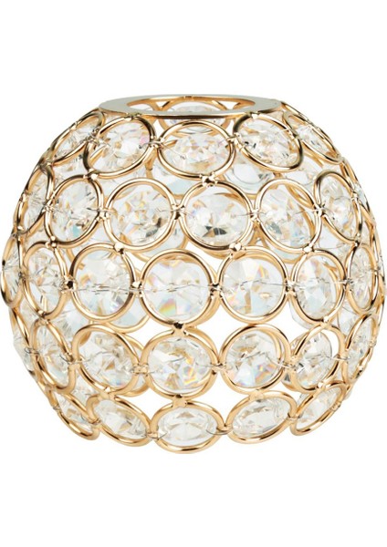 Yuvarlak Hollow Gölge Açık Kamp Glamping Fener Işık Atmosferi Için Kristal Abajur (Yurt Dışından)