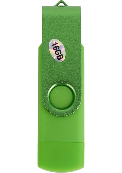 16 GB Renkli USB 3.0 Flash Sürücü Otg Pendrive Mikro USB Sopa Harici Depolama Memory Stick Android Için Yeşil (Yurt Dışından)