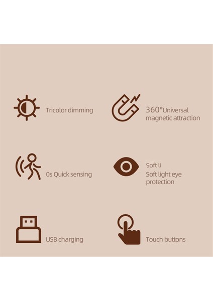Akülü LED Makyaj Aynası Işıkları, 3 Renk Sıcaklığı ile Banyo Için Makyaj Işık Çubuğu Üzerinde Şarj Edilebilir Çubuk, (Yurt Dışından)