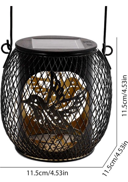 Avlu Peyzaj Kuş Tarzı Için Güneş Enerjili Bahçe Işık Lambası Fener Sanat Açık Dekoratif LED (Yurt Dışından)