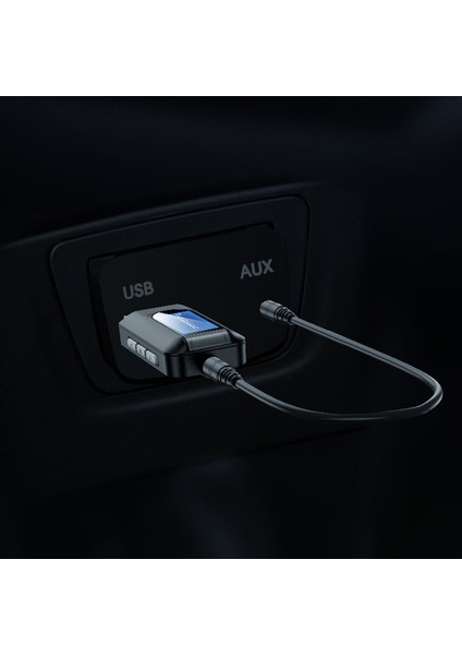 LCD Ekranlı USB Bluetooth Verici Alıcı 3.5mm Aux Stereo 2'si 1 Arada Kablosuz 5.0 Adaptör (Yurt Dışından) fiyatları