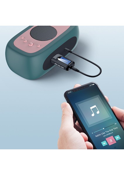 LCD Ekranlı USB Bluetooth Verici Alıcı 3.5mm Aux Stereo 2'si 1 Arada Kablosuz 5.0 Adaptör (Yurt Dışından) fırsatları