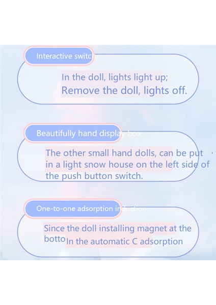 Manyetik Indüksiyon Gece Lambası LED Karartma Lambası Çizgi Film Bebeği Çocuk Odası Dekoratif Kısılabilir Pembe (Yurt Dışından) fırsatları