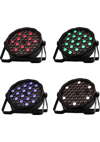 LED Sahne Işık 54X3W Rgb Par Dmx Dj Ses Aktivasyonu Kilise Konser Partisi Abd Plug Için Braket ile (Yurt Dışından)