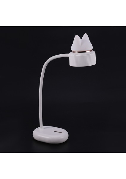 Sevimli Kedi Masa Lambası Silikon USB Şarj Gece Lambası LED Yatak Odası / Yatak Beyaz Için Kısılabilir (Yurt Dışından)
