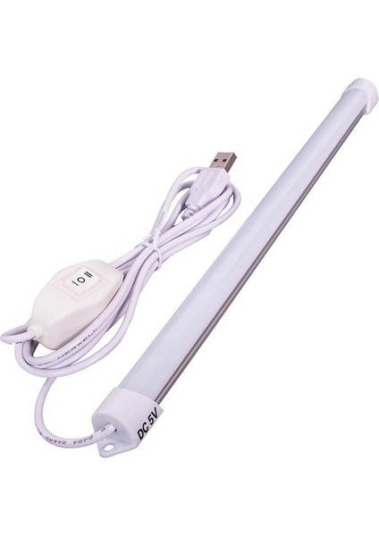 USB LED Kabin Altı Işık Beyaz 6500K Sert Sert Şerit Çubuk Mıknatıslı Masaüstü Okuma Için Monte Edildi (Yurt Dışından)