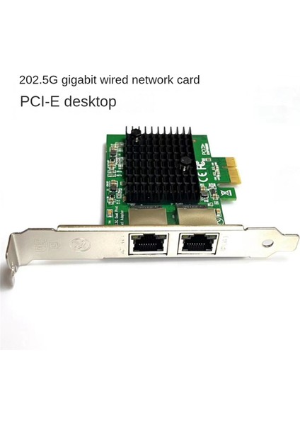 2 Port 2.5g Pcıe Ağ Kartı 2.5 Gigabit Ethernet Adaptörü RTL8125BG Çip Pcı-E Ethernet Lan Adaptörü Masaüstü Pc Için (Yurt Dışından)