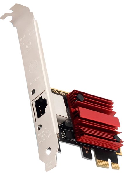 2.5g Pcıe RJ45 Ağ Kartı RTL8125B Çip 100/1000 Mbps 2.5 Gbps Ethernet Kablolu Lan Denetleyici Adaptörü Win7/8/10/11 (Yurt Dışından)
