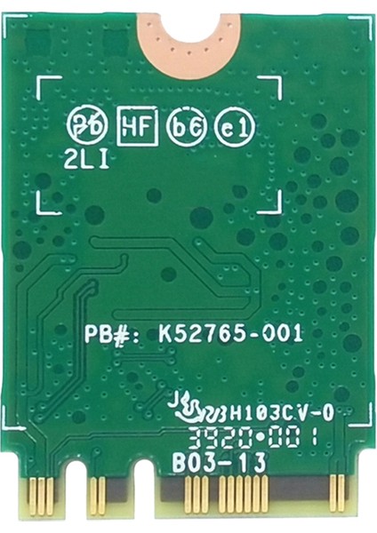 AX210 Wifi Kartı AX210NGW Ağ Kartı Çift Bant 2.4ghz/5g Wı-Fı 6e M.2 Ngff 802.11AX Bluetooth 5.2 Kablosuz Adaptör (Yurt Dışından)