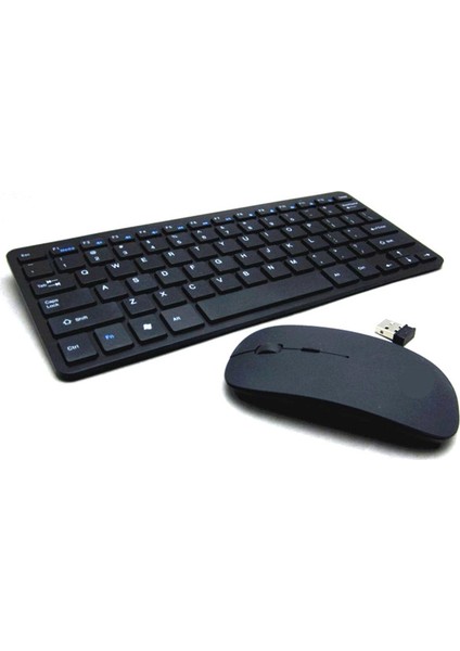 2.4g Kablosuz Klavye ve Fare Kombinasyonu, 78 Tuş ve Fn Işlev Tuşları, Masaüstü/pc/dizüstü Bilgisayar ve Windows 98 Vb. Için (Yurt Dışından) modelleri