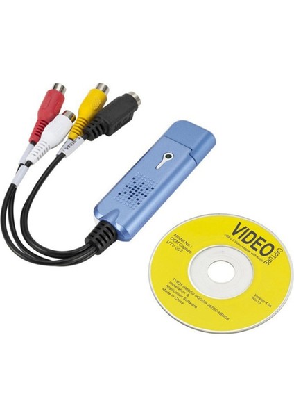 USB 2.0 Video Yakalama Kartı Vcr Tv'den Pc'ye DVD Dönüştürücü Windows 7 8 10 (Yurt Dışından)