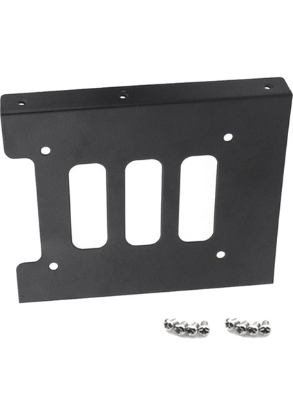 2,5 Inç SSD Hdd'den 3,5 Inç Metal Montaj Adaptörü Braketi Dock'a 8 Vida Pc Sabit Disk Muhafazası Için Sabit Disk Tutucu (Yurt Dışından)