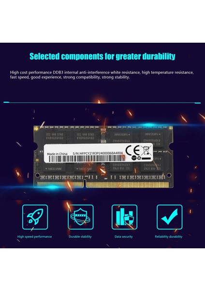 4 GB Ddr3 Dizüstü Ram Bellek Sodımm 1600 Mhz PC3-12800 204 Pins Ddr3 Bellek Amd Dizüstü Bilgisayar Belleği Için (Yurt Dışından)