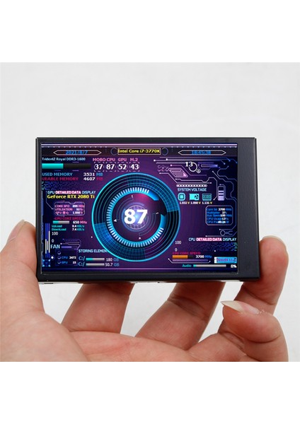 3.5 Inç Mini Kapasitif Ekran IPS Modülü AIDA64 Şasi USB Bilgisayar Monitörü USB LCD Ekran Pc Kasa Linux, C (Yurt Dışından)