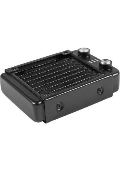G1/4 90MM Alüminyum Isı Radyatörü Pc Cpu Su Soğutma Soğutucu Siyah Için (Yurt Dışından)