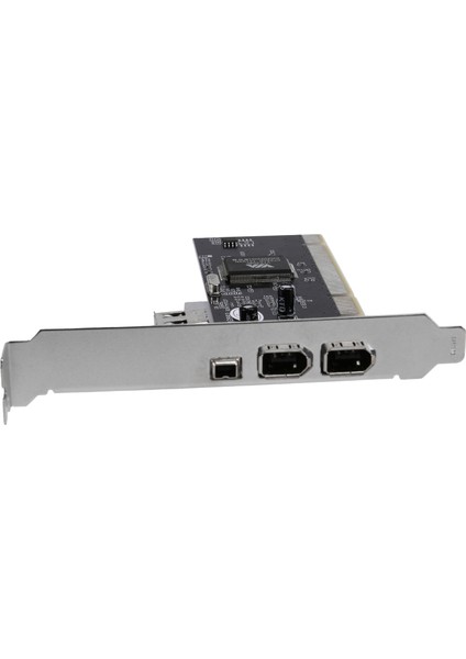 Pcı - 1394A Kart, Pcı - Ieee 1394A 4 Bağlantı Noktalı Firewire Kartı, 0,8m 6pin - 4pin 1394A Kablo ile (Yurt Dışından)