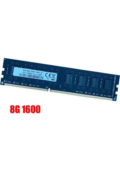 Ddr3 8 GB Ram Bellek 1600 Mhz PC3-12800 Dımm 240 Pin Amd Masaüstü Ram Memoria Için Çift Kanal Desteği (Yurt Dışından)
