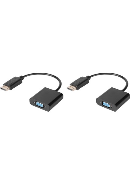 Pc Bilgisayar Laptop Hd Tv Monitör Projektör Için VGA 1080P Adaptöre Dp VGA Dönüştürücü Ekran (Yurt Dışından)