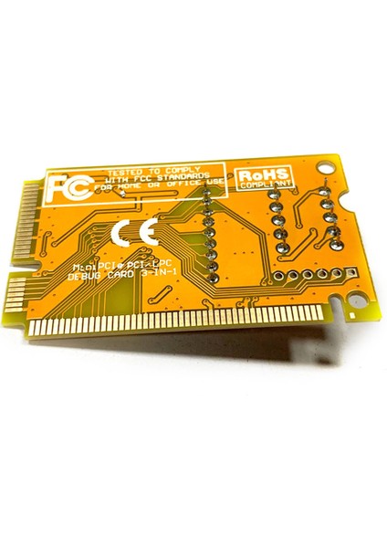 Çok Işlevli 3 In 1 Hata Ayıklama Kartı Uzman Mini Pcı Pcı-E Lpc Pc Dizüstü Bilgisayar Analiz Cihazı Test Cihazı Teşhis Sonrası Test Kartı Parçası (Yurt Dışından)