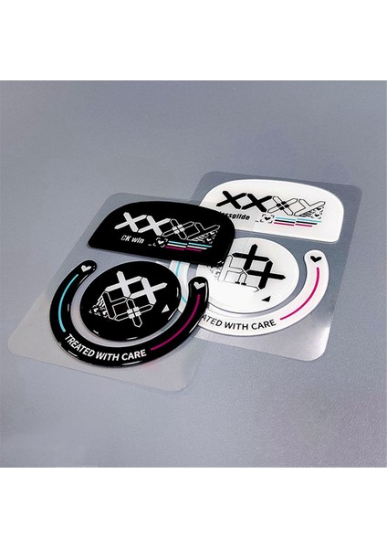 1 Takım Fare Kayma Paten Gpxs Gpw2 G-Pro G Pro x Kablosuz Fare Kaymaz Ayak Çıkartmalar B (Yurt Dışından)