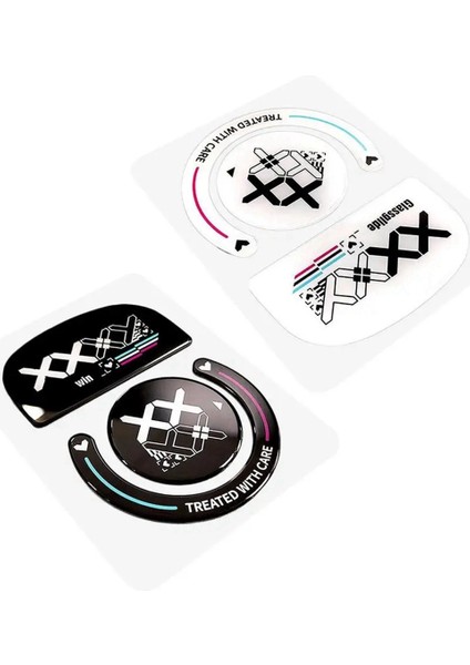 1 Takım Fare Kayma Paten Gpxs Gpw2 G-Pro G Pro x Kablosuz Fare Kaymaz Ayak Çıkartmalar B (Yurt Dışından)