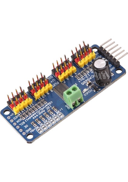2 Adet PCA9685 16 Kanal 12 Bit Pwm Servo Motor Sürücüsü I2C Iıc Modülü Servo Kalkan Modülü Için (Yurt Dışından)