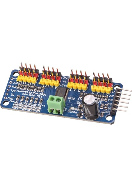2 Adet PCA9685 16 Kanal 12 Bit Pwm Servo Motor Sürücüsü I2C Iıc Modülü Servo Kalkan Modülü Için (Yurt Dışından)