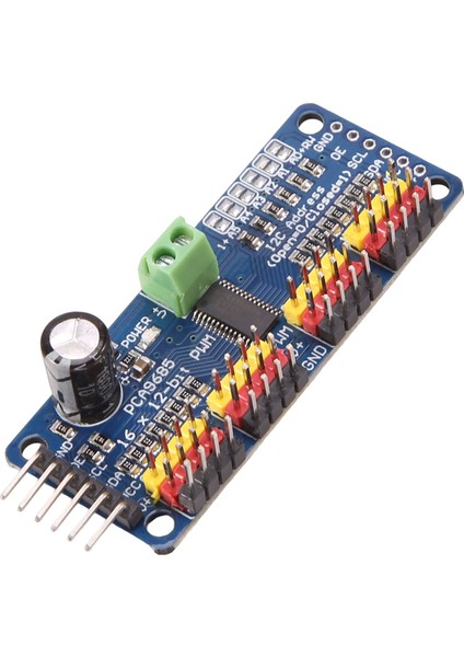 2 Adet PCA9685 16 Kanal 12 Bit Pwm Servo Motor Sürücüsü I2C Iıc Modülü Servo Kalkan Modülü Için (Yurt Dışından)