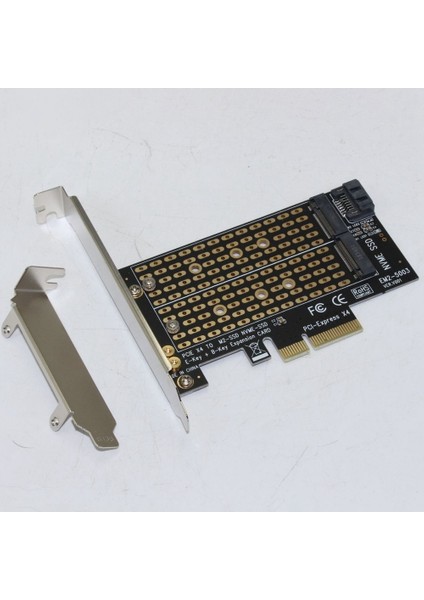 M.2 Nvme /sata - Pcıe 4.0 X4 Adaptörü, M-Key, B-Key, Katı Hal Sürücü Genişletme Kartı Desteği (Yurt Dışından)