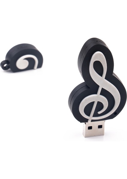 USB 2.0 Flash Sürücü Pendrive USB Stick Flash Sürücü Thumbdrive Mini Note Siyah+Beyaz (64GB) (Yurt Dışından) fırsatları