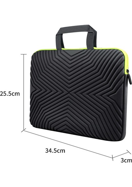 15.6 Inç Laptop Çantası Erkek ve Kadın Evrak Çantası Su Geçirmez Bilgisayar Saplı Çanta 360 Derece Koruma Bilgisayar Mavi (Yurt Dışından)