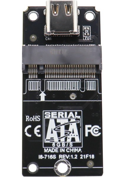 M.2 SSD USB C Adaptörü Sata Ngff M2 SSD Kurulu Tip-C Için B Anahtar/m + B Anahtar SSD 2230 2242 2260 2280 SSD M2 (Yurt Dışından)