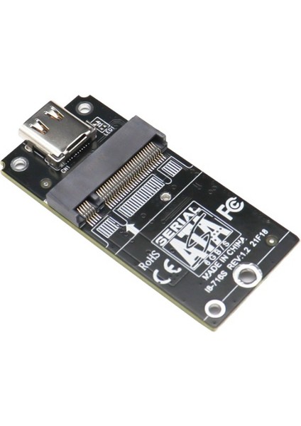 M.2 SSD USB C Adaptörü Sata Ngff M2 SSD Kurulu Tip-C Için B Anahtar/m + B Anahtar SSD 2230 2242 2260 2280 SSD M2 (Yurt Dışından)